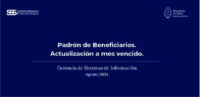 AGOSTO 2024:  ACTUALIZACIÓN DE PADRÓN