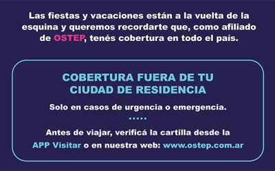 COBERTURA EN TUS VACACIONES