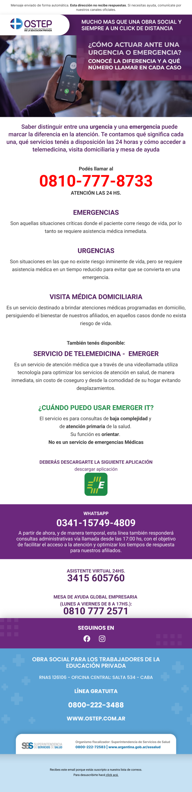 nl diferencia entre emergencia vs urgencia