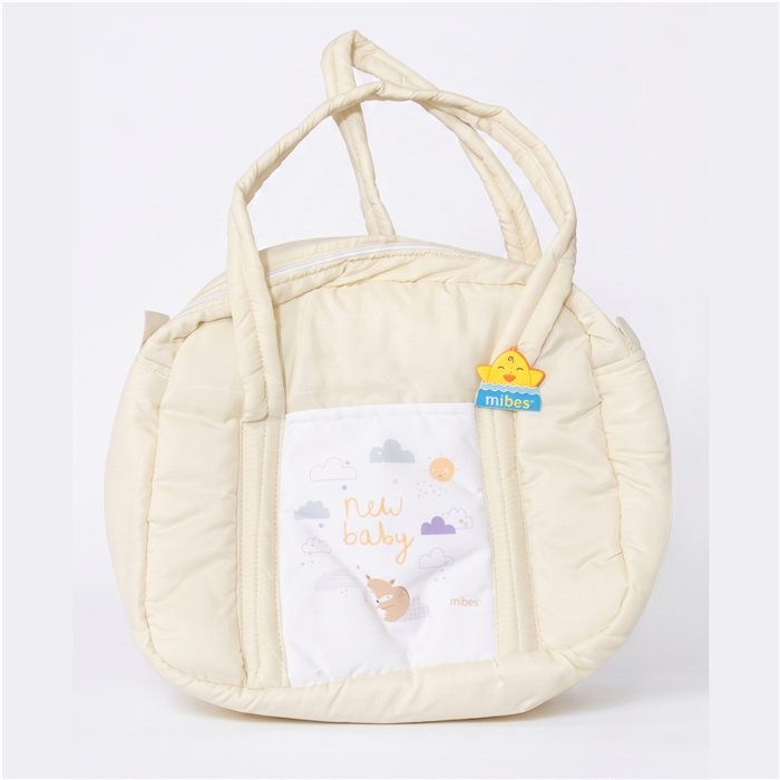 Bolso maternal de tela del ajuar de OSTEP
